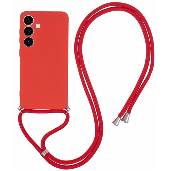 "Mofan" Strap cieta silikona (TPU) vaciņš - sarkans (Galaxy S24)