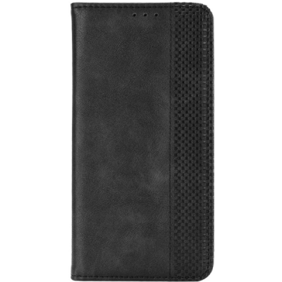 Xiaomi Redmi Note 14 Pro (Pro+) 5G (Poco X7 5G) Vintage черный кожаный чехол-книжка с магнитом | Vacins.lv