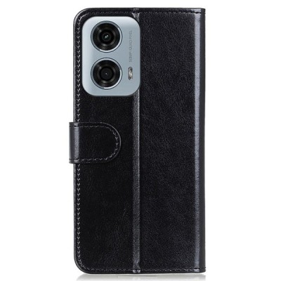Motorola Moto E14 4G / G04 4G / G04s 4G / G24 4G Binfen открываемый черный кожаный чехол - книжка | Vacins.lv