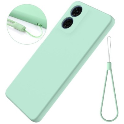 Motorola Moto E14 4G, G04 4G, G04s 4G, G24 4G "Shell" твердый (TPU) силиконовый чехол - зелёный | Vacins.lv