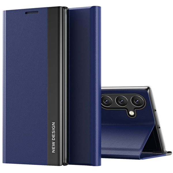 Чехол-книжка "Baoshi" Side Line - синий (Galaxy A35)