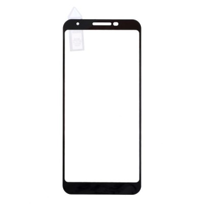 Google Pixel 3a "Rurihai" 9H Tempered Glass усиленная защита, черное защитное стекло с полным покрытием толщиной 2.5D | Vacins.l
