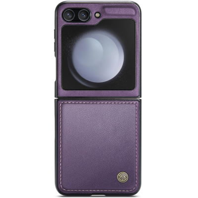 Samsung Galaxy Flip7 FE / Flip6 „CaseMe“ Leather violets plastika apvalks | vacins.lv