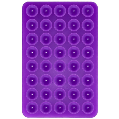 "Suction Pad" universāls silikona piesūcekņa paklājiņš (turētājs) - violets | Vacins.lv