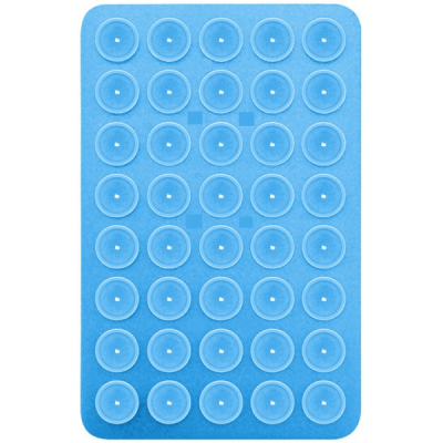 "Suction Pad" universāls silikona piesūcekņa paklājiņš (turētājs) - zils | Vacins.lv