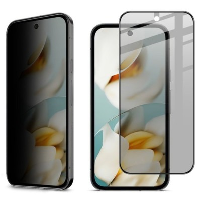 Google Pixel 9a "IMAK" Tempered Glass повышенная конфиденциальность, черная защитное стекло для экрана с полным покрытием | Vaci