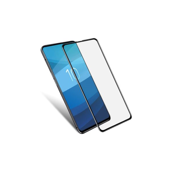 "IMAK" Tempered Glass полностью закрывающееся защитное стекло - чёрный (Galaxy S10)