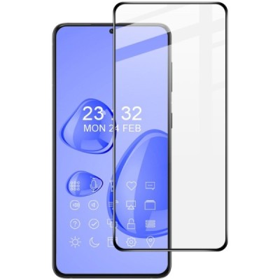 Samsung Galaxy S21 "IMAK" Tempered Glass melns ekrāna aizsargstikls | Vacins.lv