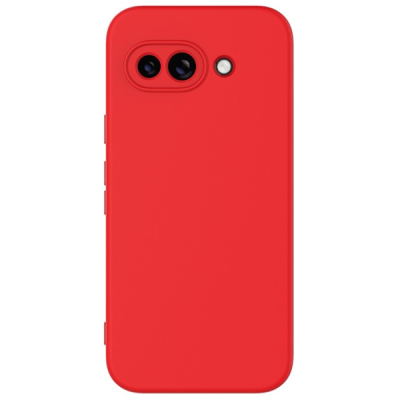Google Pixel 9a "Shell" твердый (TPU) силиконовый чехол - красный | Vacins.lv