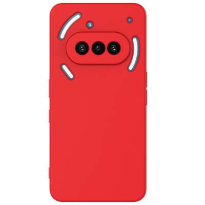 Nothing Phone 3a "Shell" cieta silikona (TPU) apvalks - sarkans | vacins.lv