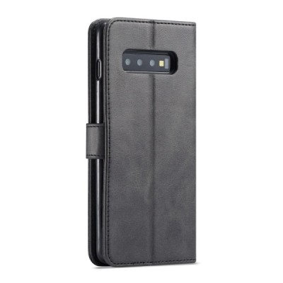Samsung Galaxy S10 LC IMEEKE atvēramais melns maciņš - maks | Vacins.lv