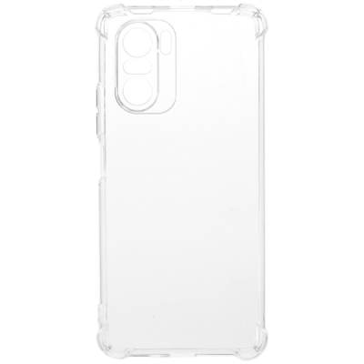 Xiaomi Poco F3 (Mi 11i) pastiprinātas aizsardzības cieta silikona (TPU) dzidrs vāciņš | Vacins.lv