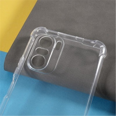Твердый силиконовый чехол (TPU) для Xiaomi Poco F3 и Xiaomi Mi 11i, прозрачный | Vacins.lv