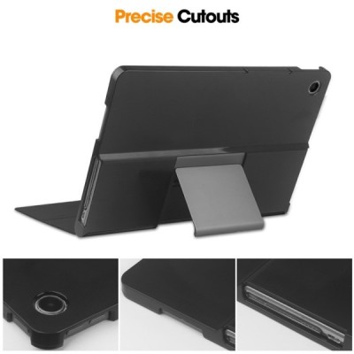 Lenovo Tab Plus 11.5" (TB351FU) „Saige" atvēramais melns maciņš | Vacins.lv