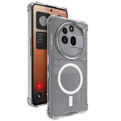Nothing Phone 3a Pro "IMAK" Candy MagSafe cieta silikona (TPU) apvalks - dzidrs | vacins.lv
