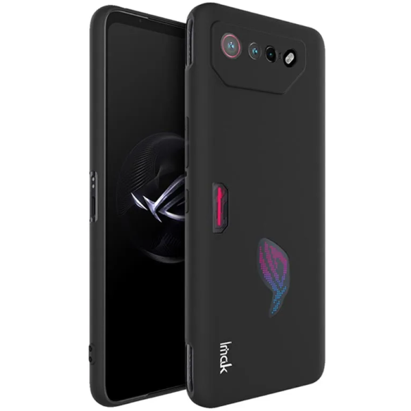 "IMAK" UC-4 Твердый силиконовый чехол (TPU) — чёрный (Rog Phone 7)