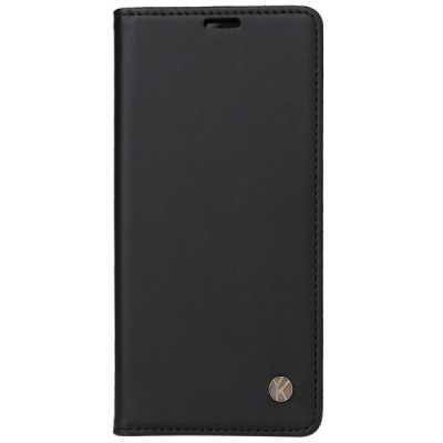 Xiaomi Poco C71 "Split" чёрный кожаный чехол-книжка | Vacins.lv