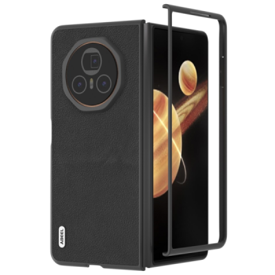 „Abeel“ Smooth Huawei Honor Magic V3 5G чёрный кожаный чехол | Vacins.lv