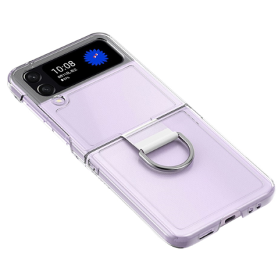Samsung Galaxy Flip4 „Ring“ пластиковый чехол - прозрачный | Vacins.lv
