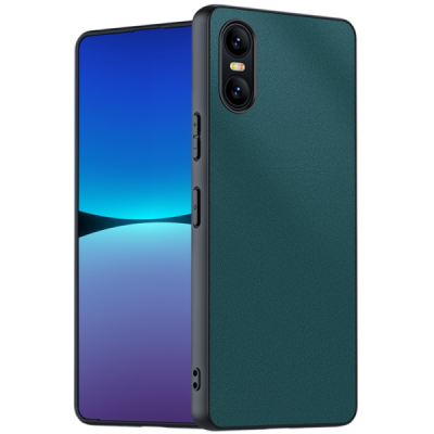 Sony Xperia 10 VI „Mofan“ Texture zaļš ādas apvalks | Vacins.lv