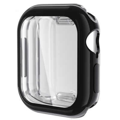 Apple Watch Series 10 42mm Tempered Glass melns ekrāna aizsargstikls | Vacins.lv