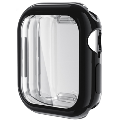 Apple Watch Series 10 46mm Tempered Glass melns ekrāna aizsargstikls | Vacins.lv