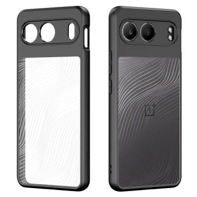 „Dux Ducis“ Aimo твердый силиконовый чехол (TPU) для OnePlus Nord 4, Прозрачный / Края черного цвета | Vacins.lv