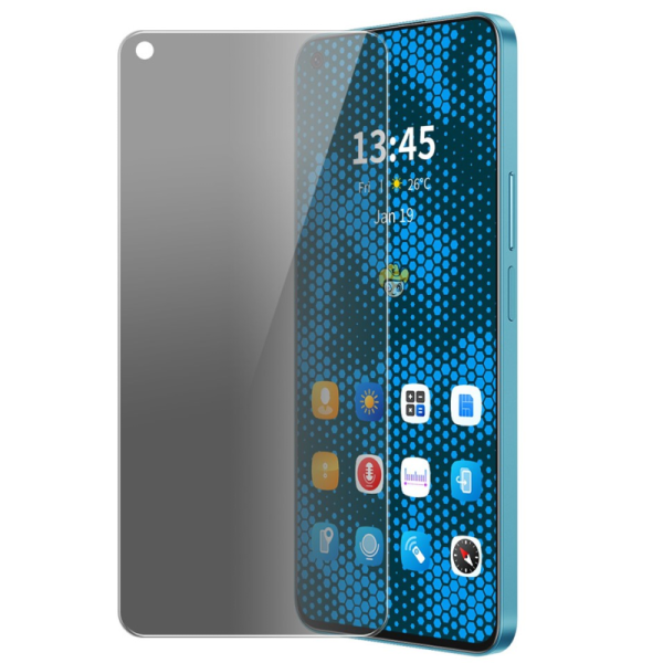 "Calans" Tempered Glass черное защитное стекло толщиной - конфиденциальность (OnePlus Nord CE)