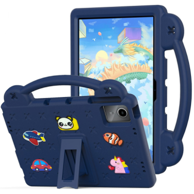 Huawei MatePad SE 11 / Lenovo Tab M11 / Xiaoxin Pad 11 2024 / Xiaomi Redmi Pad SE „Eva“ усиленная защита - синий, чехол – вставк