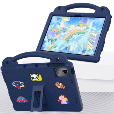 Huawei MatePad SE 11 / Lenovo Tab M11 / Xiaoxin Pad 11 2024 / Xiaomi Redmi Pad SE „Eva“ усиленная защита - синий, чехол – вставк
