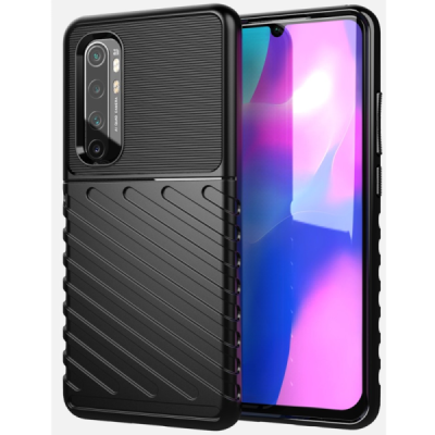 Xiaomi Mi Note 10 Lite "Mofan" Thunder cieta silikona (TPU) apvalks - melns | vacins.lv