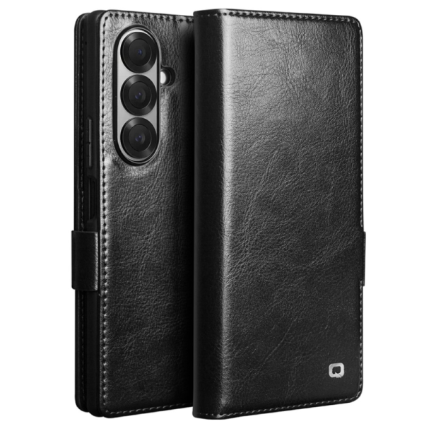 Чехол-книжка "QIALINO" - чёрный (Galaxy Fold7)