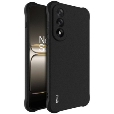 OnePlus Nord 5 / Ace 5 Ultra "Imak" pastiprinātas aizsardzības Airbag cieta silikona matēta (TPU) melns vāciņš | Vacins.lv