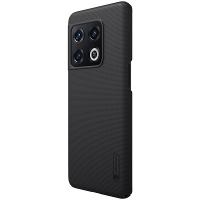 Nillkin Frosted Shield OnePlus 10 Pro melns plastmasas apvalks futrālis | Vacins.lv
