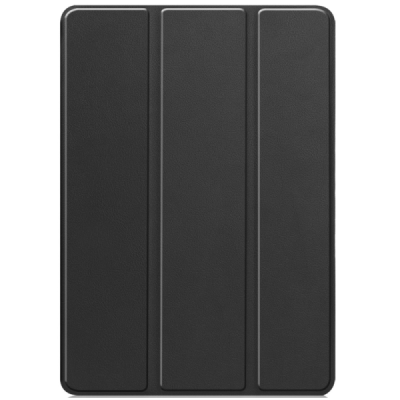 Xiaomi Redmi Pad 2 чёрный кожаный чехол - книжка с местом для стилуса | Vacins.lv