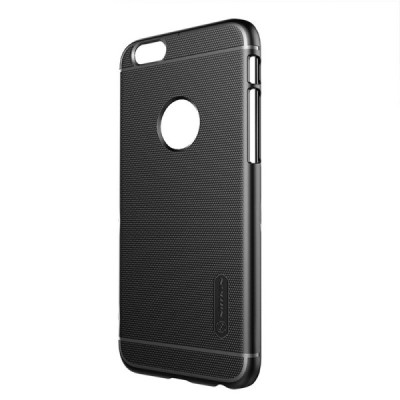 Apple iPhone 6 (6s) Nillkin Frosted Shield melns plastmasas futrālis / Vacins.lv