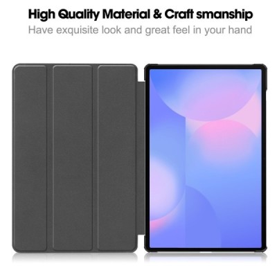 Samsung Galaxy Tab S10 FE+ „Saige" atvēramais zaļš maciņš | Vacins.lv