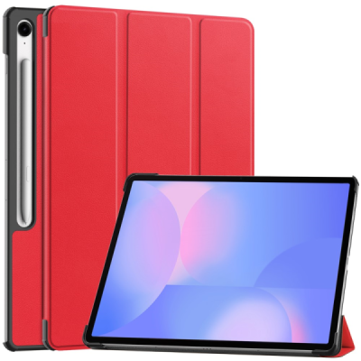Samsung Galaxy Tab S10 FE+ „Saige" atvēramais sarkans maciņš | Vacins.lv