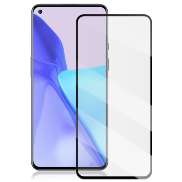 "Mocolo" 2.5D Tempered Glass ekrāna aizsargstikls - melns (OnePlus 9)