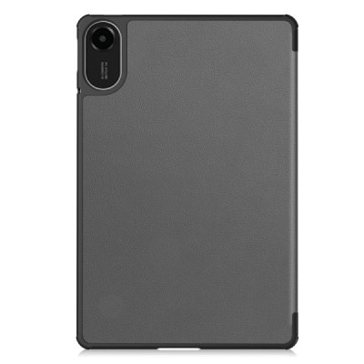 Xiaomi Redmi Pad 2 „Saige" серый кожаный чехол-книжка (складной) | Vacins.lv