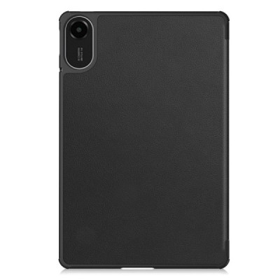 Xiaomi Redmi Pad 2 „Saige" чёрный кожаный чехол-книжка (складной) | Vacins.lv