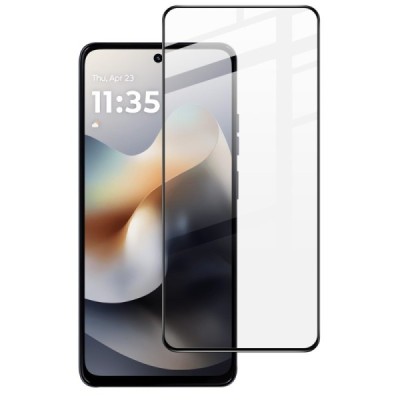 Motorola Moto G56 "IMAK" Tempered Glass melns ekrāna aizsargstikls | Vacins.lv