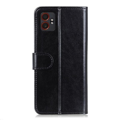 Samsung Galaxy XCover7 Pro Binfen открываемый черный кожаный чехол - книжка | Vacins.lv