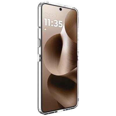 Motorola Razr 60 Ultra "Imak" усиленный твердый силиконовый TPU прозрачный чехол | Vacins.lv