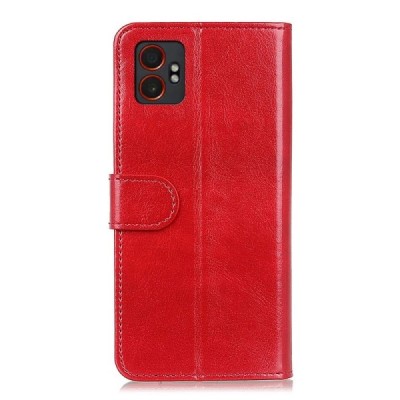 Samsung Galaxy XCover7 Pro Binfen открываемый красный кожаный чехол - книжка | Vacins.lv
