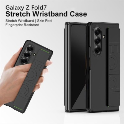 Samsung Galaxy Fold7 Foldable melns plastika apvalks | vacins.lv