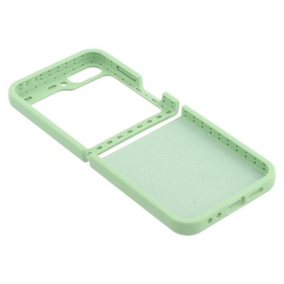 Samsung Galaxy Flip6 "Shell" твердый (TPU) силиконовый чехол - зелёный | Vacins.lv