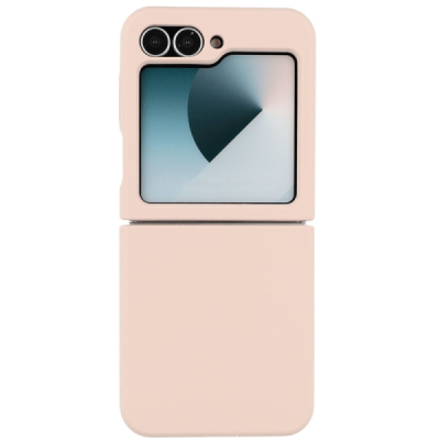Samsung Galaxy Flip6 "Shell" cieta silikona (TPU) apvalks - rozs | vacins.lv