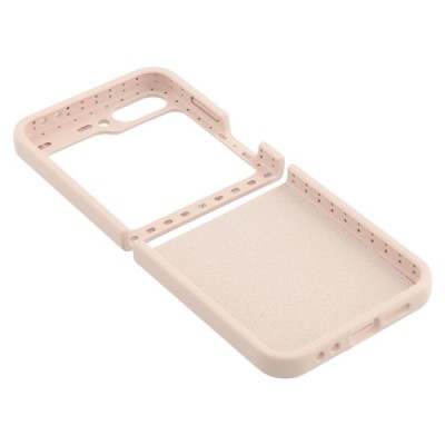 Samsung Galaxy Flip6 "Shell" твердый (TPU) силиконовый чехол - розовый | Vacins.lv