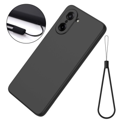 OnePlus Nord CE5 "Shell" cieta silikona (TPU) apvalks - melns | vacins.lv
